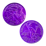 Hermes Purple, Green, Gold, & Silver Doubloons (48 Pieces)