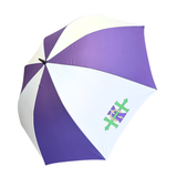 Hermes Purple & White Gold Umbrella (Each)