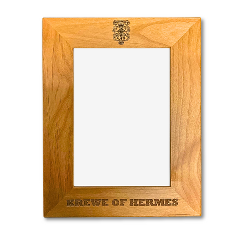 Wood Frame with Hermes Crest (Each)