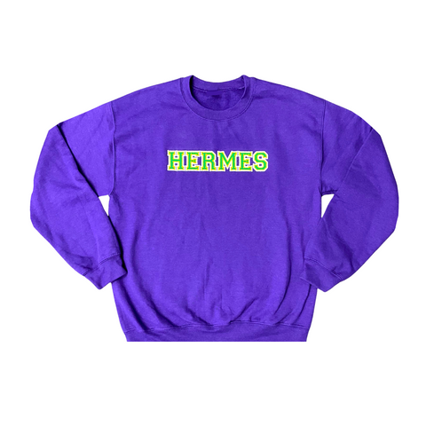 Hermes Purple Sweatshirt