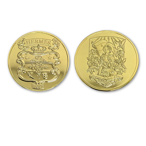 Hermes Heavy Traditional Gold Plated Doubloon - 2025 Theme (Each)