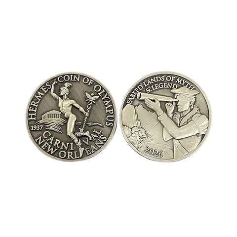 Hermes Antique Silver Doubloon - 2026 Theme (Each)