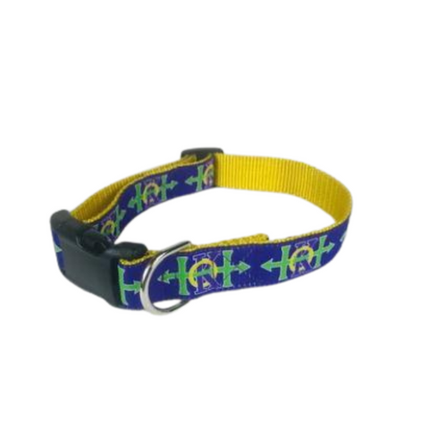 KOH Dog Collar Gold Webbing